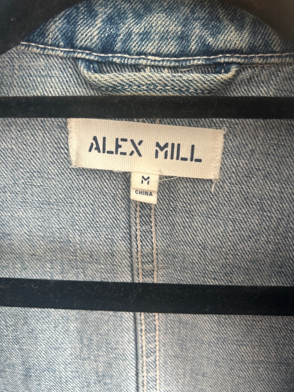 Alex Mill Brit Work Jacket - Denim - M - Picture 3 of 5